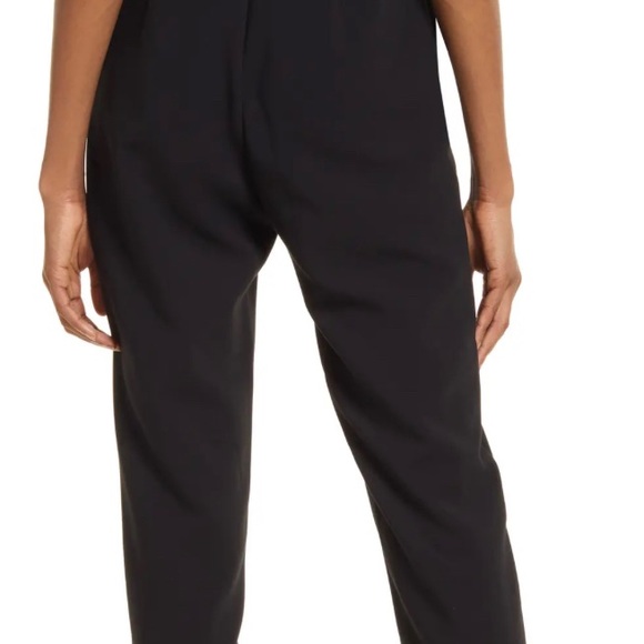 Chelsea28 Puff Sleeve Black Jumpsuit size medium NWT - Picture 2 of 9